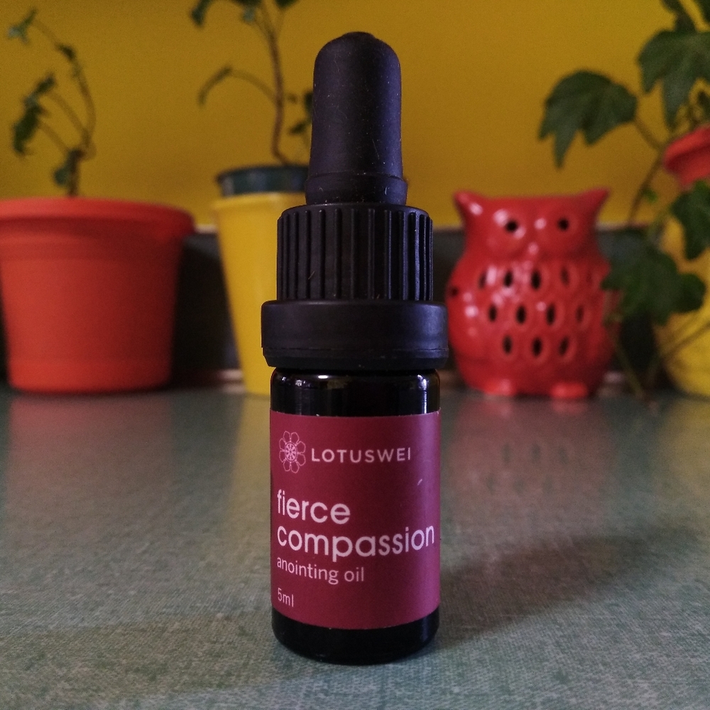 Lotus Wei Anointing Oil, Fierce Compassion, 5ml...All-Natural Flower Blend!